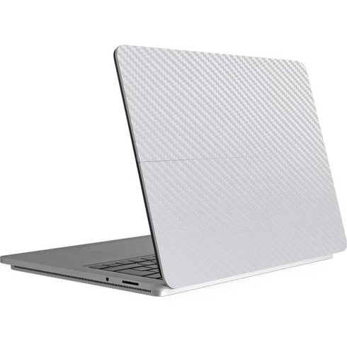 White Carbon Fiber Specialty Texture Material Surface Laptop Studio Skin